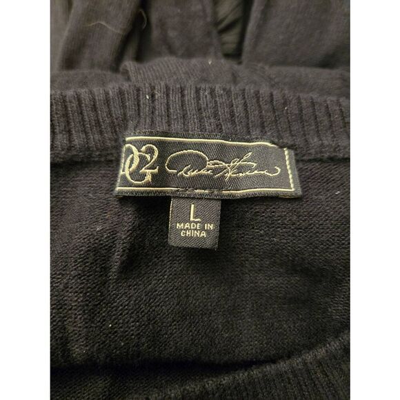 DG2 By Diane Gilman Women's Size Large Black Sweater - Picture 6 of 7
